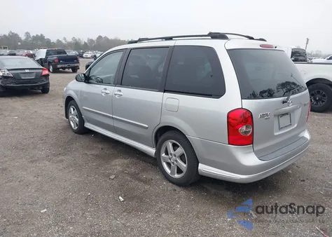2003 Mazda Mpv Es/Lx/Lx-Sv z USA, uszkodzony, nr VIN JM3LW28J830343543